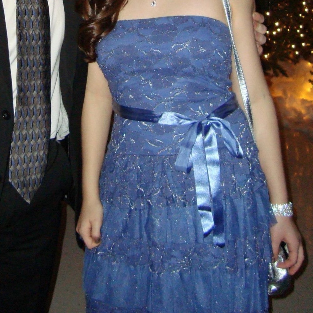 Blue Girls’ Homecoming Dress